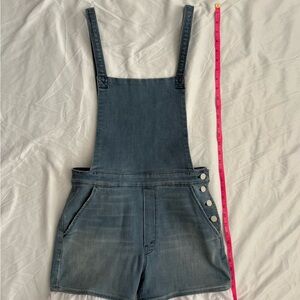 Mother Swooner Short Overall - Unexpected Storm